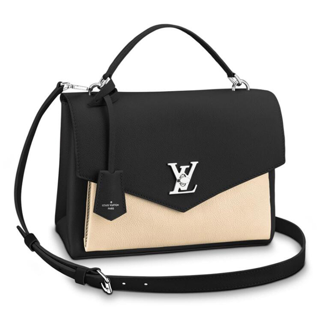 Louis Vuitton M54878 Mylockme Vanille Black Soft Calfskin