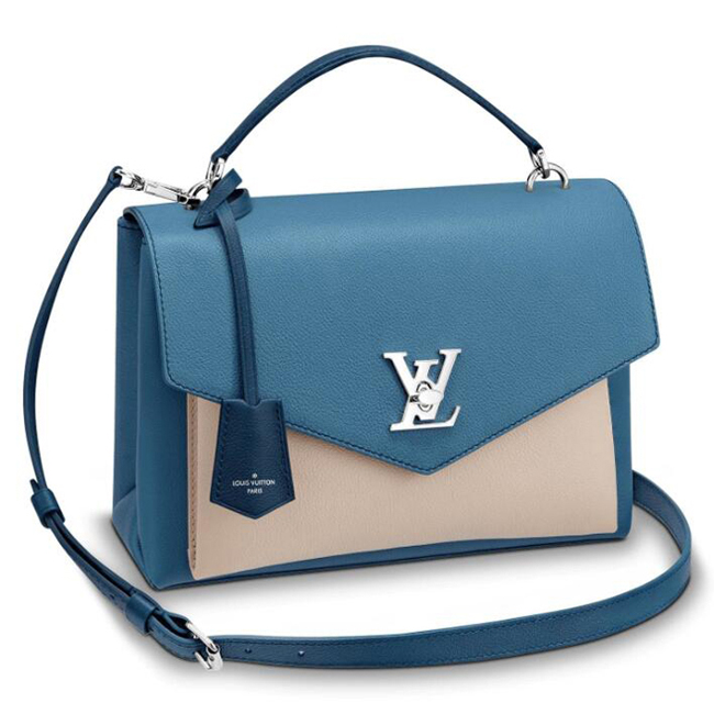 Louis Vuitton M51415 Mylockme Bleu Jean Soft Calfskin