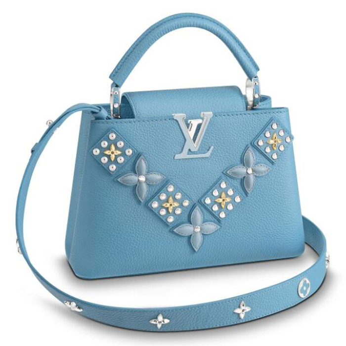 Louis Vuitton Capucines BB M51394 Taurillon Leather Bleu