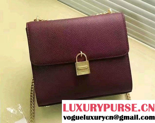 Michael Kors Studio Mercer Large Leather Messenger Bag Burgundy 2017