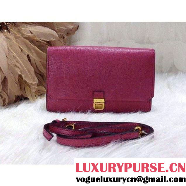 Miu Miu Flap Shoulder Bag Rosy 2015 (1B030-2222 )