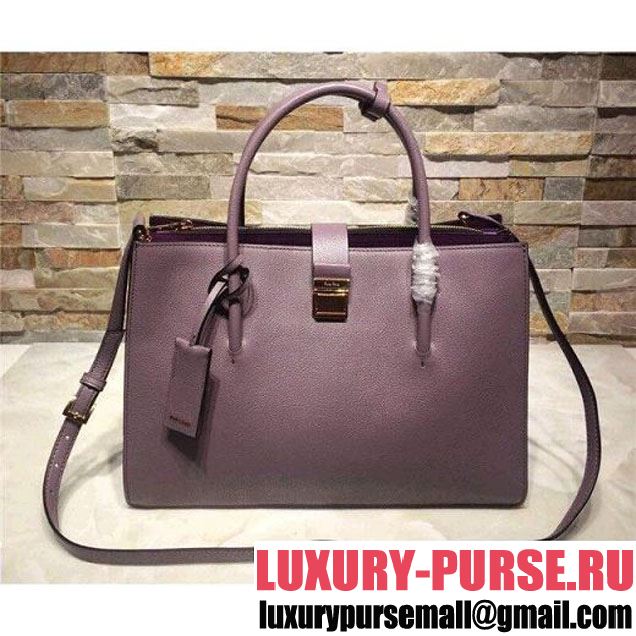 Miu Miu Purple Calfskin (R1103C) Tote 2015 (AN-041102 )