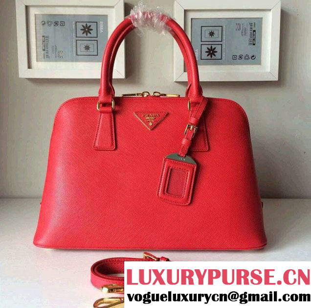 Prada Saffiano Leather Top Handle Tote Bag BN0838/BN0837/BN0812 Red