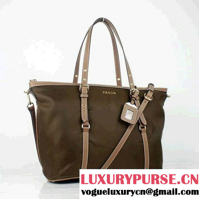 Prada Shoulder Bags Nylon 8503 Khaki