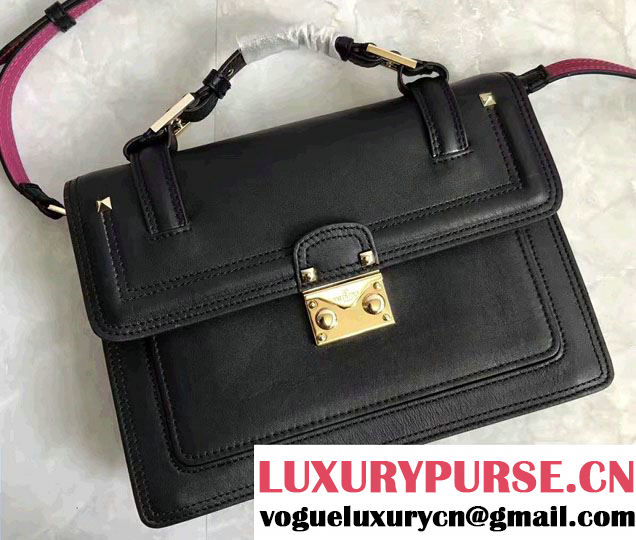 Valentino Cabana Medium Top Handle Bag Black 2017