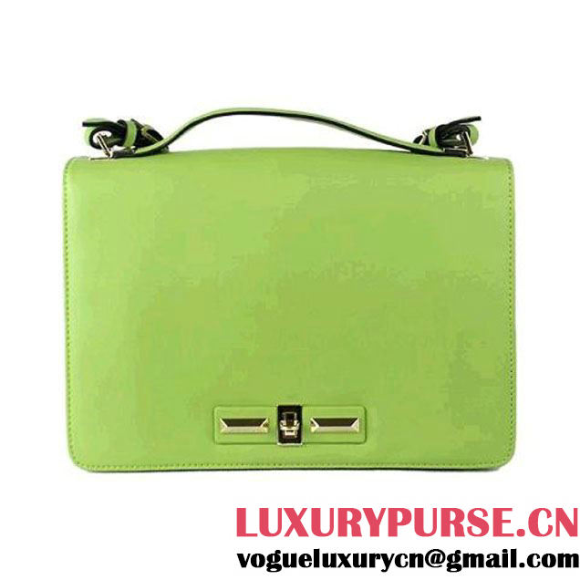 Valentino Garavani Flap Shoulder Bag 30cm V0082 Light Green - $239.00