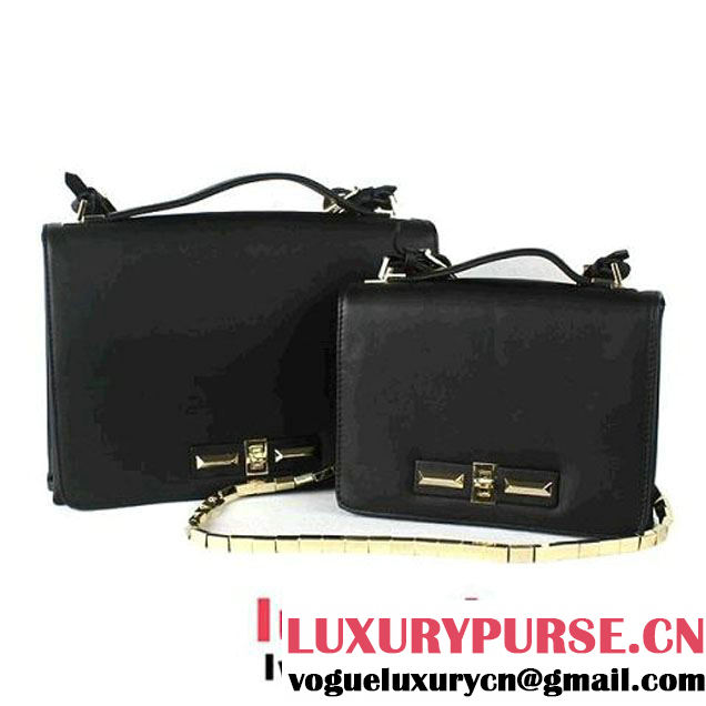 Valentino Garavani Flap Shoulder Bag 30cm V0082 Black - $239.00