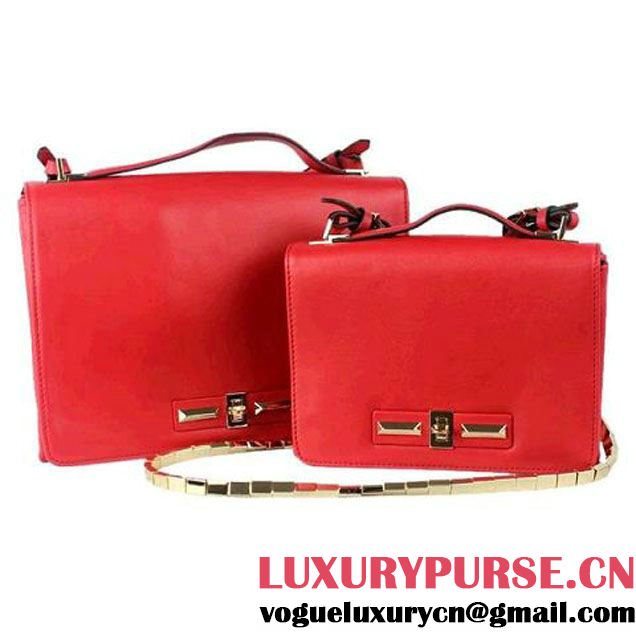 Valentino Garavani Flap Shoulder Bag 30cm V0082 Red - $239.00