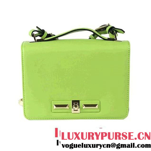 Valentino Garavani Flap Shoulder Bag 22cm V0081 Light Green - $219.00