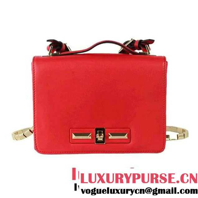 Valentino Garavani Flap Shoulder Bag 22cm V0081 Red - $219.00