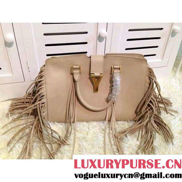 Saint Laurent CHYC Tote Bag with Tassel 2014 brown (Y3245 ) (Y3245 )