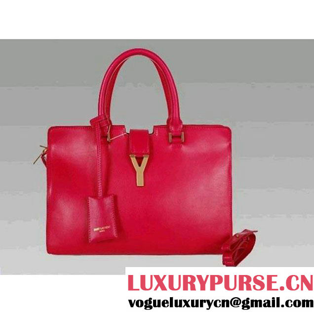 Luxury Yves Saint Laurent Rose Medium Leather Tote Bag 2118 (2118B ) (2118B )