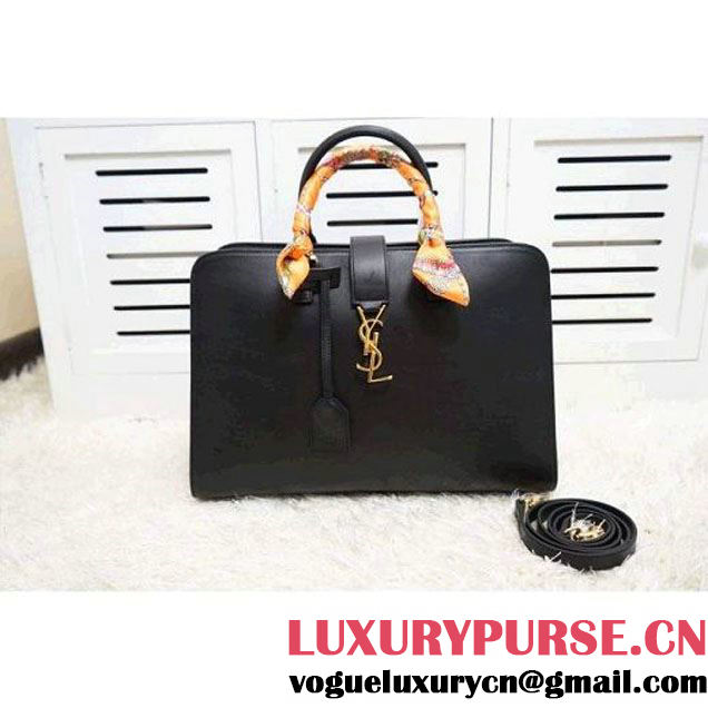 Saint Laurent Medium Cabas Monogram Bag Black (1c113-030720 )