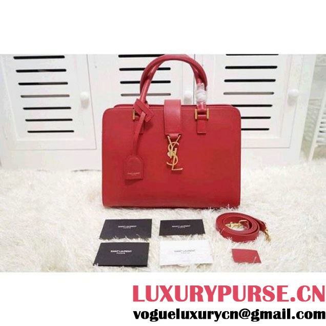 Saint Laurent Small Cabas Monogram Bag Red (1c113-030721 )