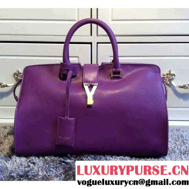 Saint Laurent Cabas Y Bag In Purple (1a061-006 )