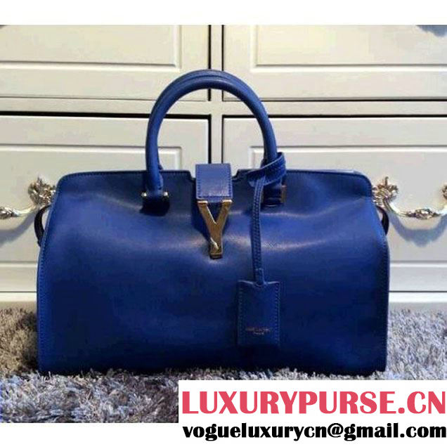 Saint Laurent Cabas Y Bag In Navy (1a061-008 )