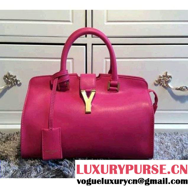 Saint Laurent Cabas Y Bag In Rosy (1a061-010 )