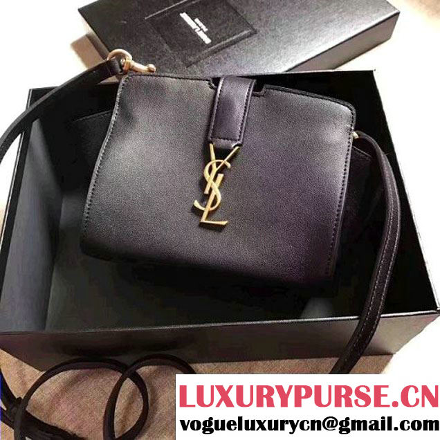 Saint Laurent 452322 Toy YSL Cabas Bag Black 2017 (1a130-7041455 )