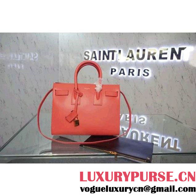 Saint Laurent Classic Small Sac De Jour Bag In Shrimp Leather (WMJ-061004 )