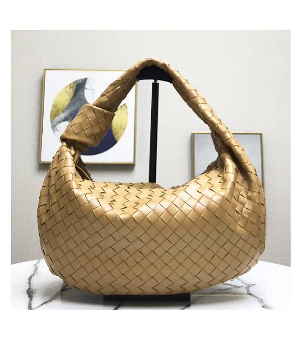 Bottega Veneta Jodie Brown Original Weave Leather Hobo Bag