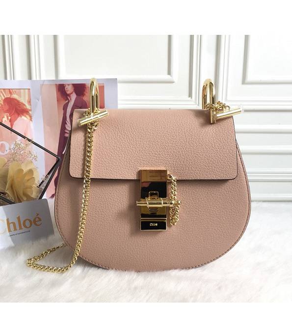 Chloe Drew Pink Original Calfskin Leather Shoulder Bag