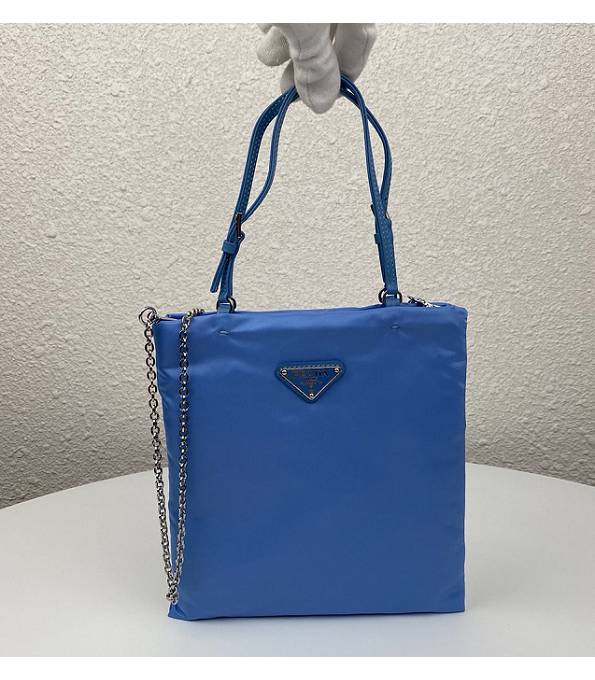 Prada Blue Original Nylon Tote Shoulder Bag