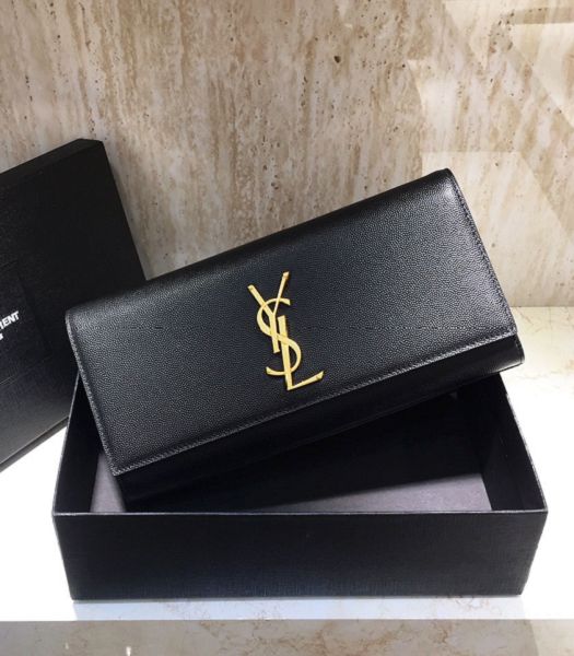 YSL Kate Black Original Caviar Leather Clutch