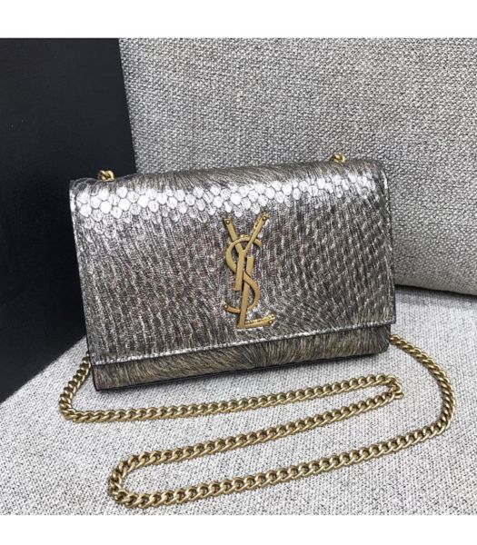 YSL Kate Golden Original Leather Flap Shoulder Bag