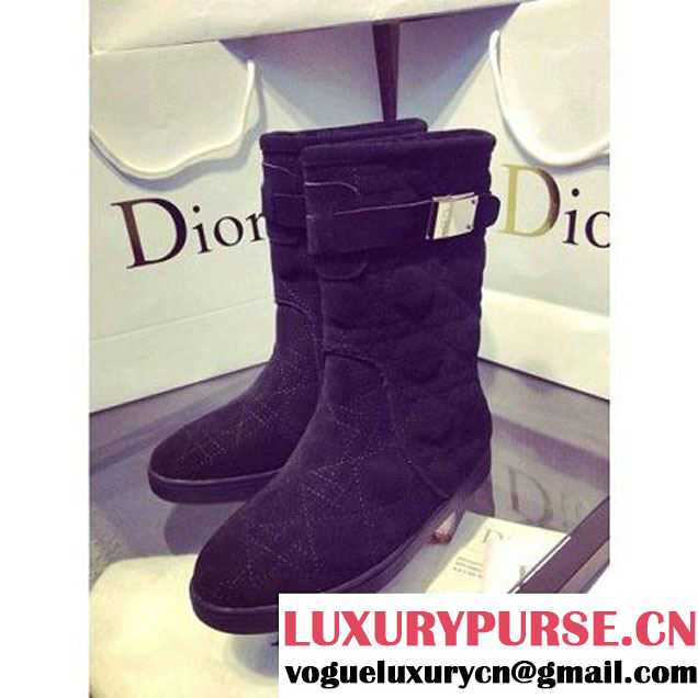 Dior Classic Snow Boots in black (GD2B020-1809 )