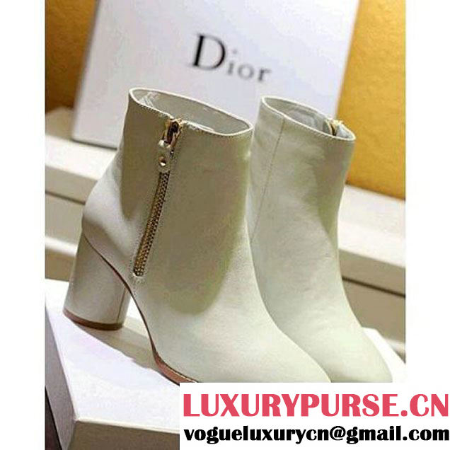 Dior lady simple ankle boot in white (GD4041-0508 )