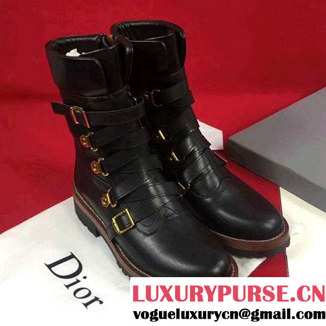 Dior Ranger Boot in Black Calfskin 2017 (GD5002-7121919 )