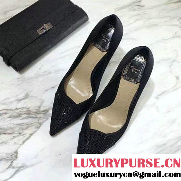 Dior Silk Crystal Pump Black (GD2084-7021625 )