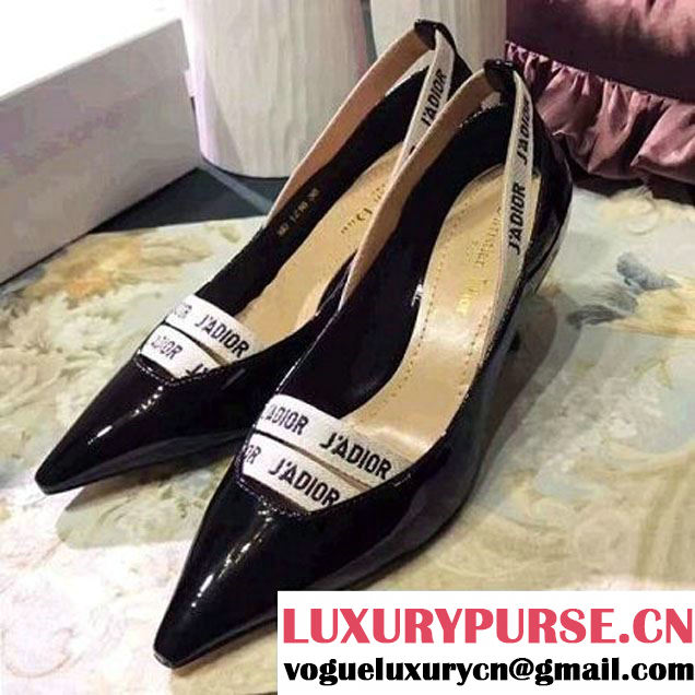 Dior Pump In Black Patent Leather With J'ADIOR Ribbon 2017 (GD4004-7041409 )