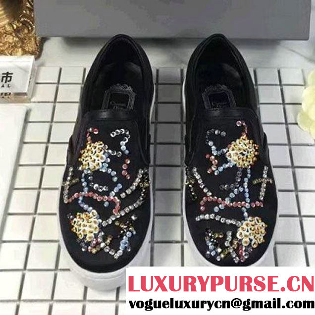 Dior Floral Embroidery Slip-On Sneaker 2 (GD5002-7011604 )