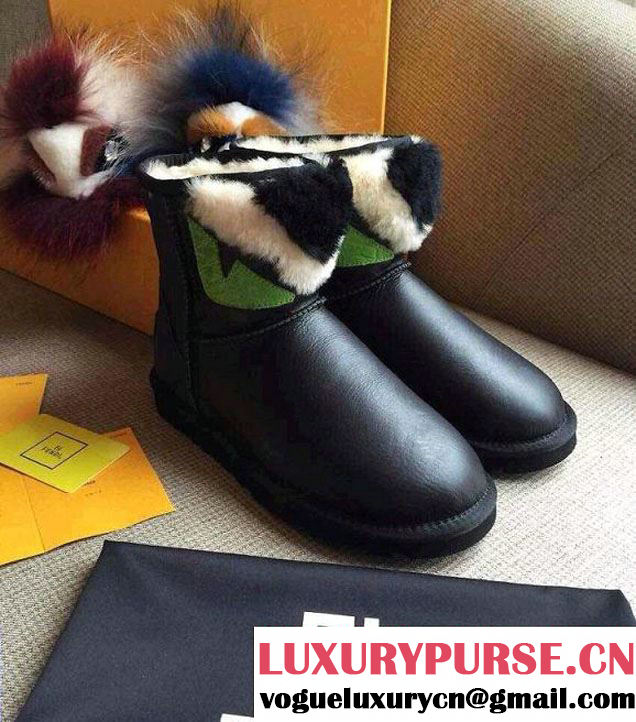 Fendi Monster Boots Green