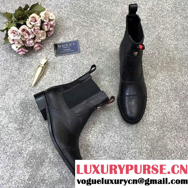 Gucci Leather Ankle Boot 2017 (GD5002-7121936 )