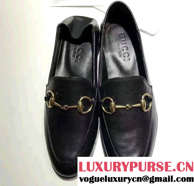 Gucci Horsebit Leather Loafers 2017