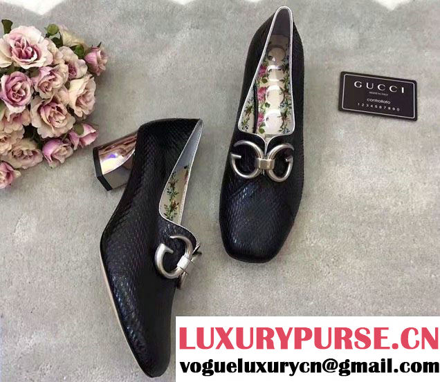 Gucci GG Rose Print Mid Heel Pumps 474463 2017