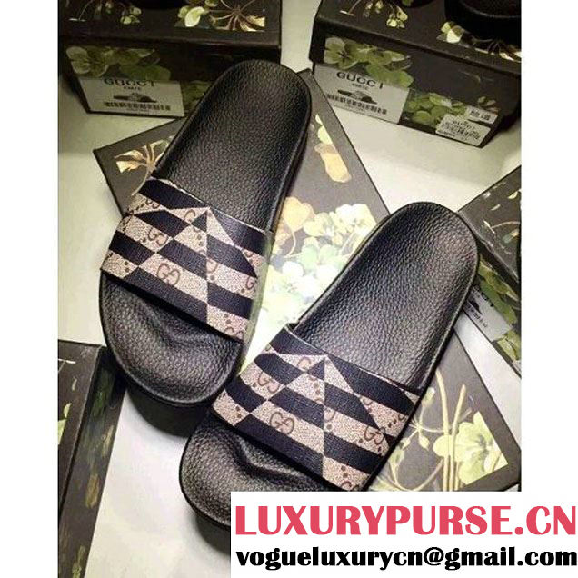 Gucci Print Slide Sandal For Couples 锛?锛?016 (GD1066-6032837 )