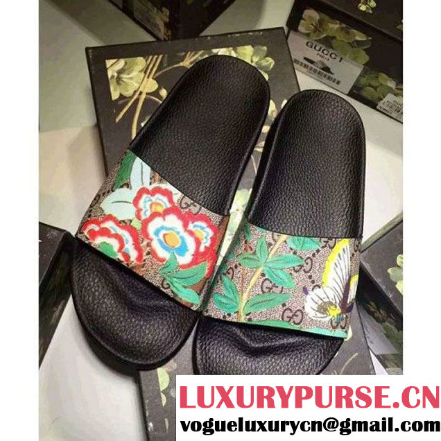 Gucci Print Slide Sandal For Couples 锛?锛?016 (GD066-032840 )