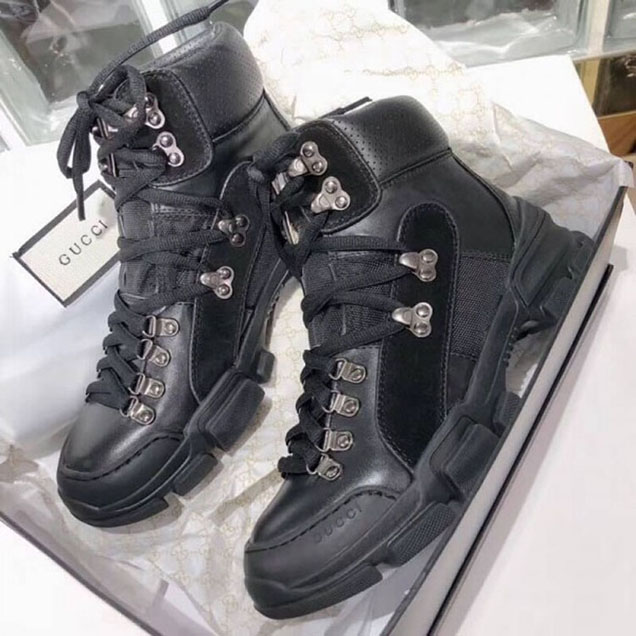 Gucci Flashtrek GG High-top Sneaker Black 2018 Collection