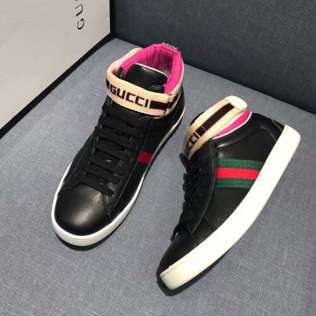 Gucci stripe Ace high-top sneaker GG1383TZ black