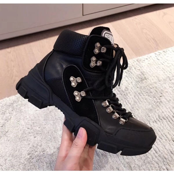 Gucci Flashtrek High-Top Sneaker 521679 Black 2018