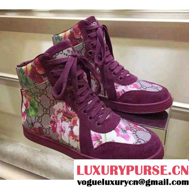 Gucci Coda GG Blooms High-top Sneaker 2016 (GD5013-082101 )