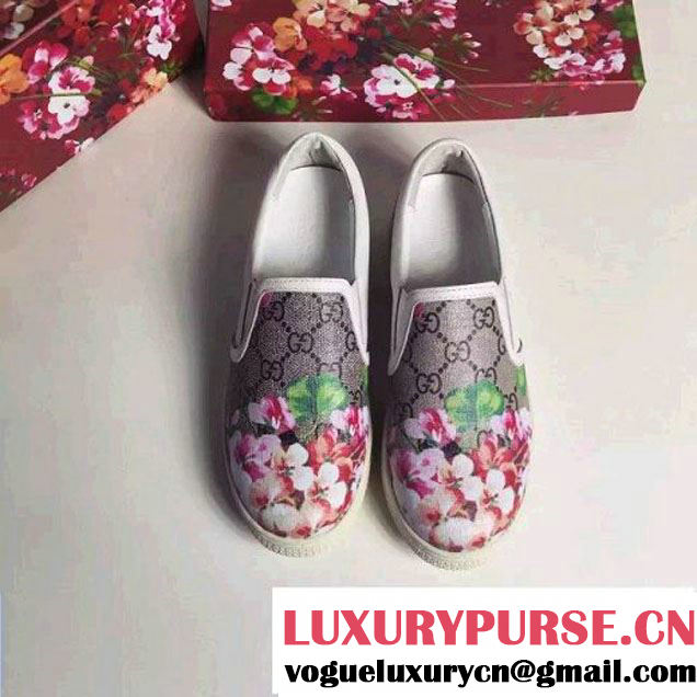 Gucci Blooms Print Slip-on Sneakers 2016 (7) (SZ4029-6040121 )