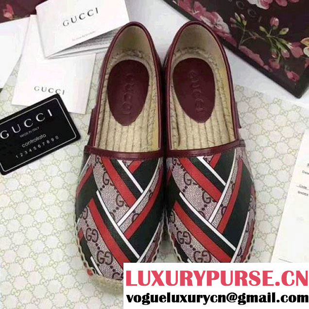 Gucci GG Chevron Espadrille 2017 (JQB-7050609 )