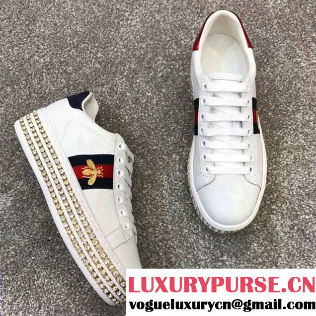 Gucci Ace Sneaker with Crystals 505995 2018 (GD5002-8010819 )