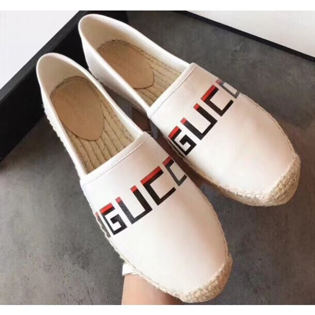 Gucci Logo Espadrilles Off White 2018