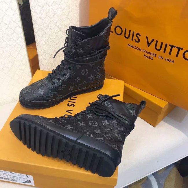 Louis Vuitton DIGITAL EXCLUSIVE HEART SNEAKER BOOT LV906SY black