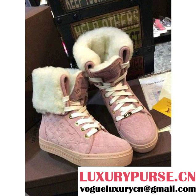 Louis Vuitton Step Up Sneaker Boot in pink (GD4040-0220 )